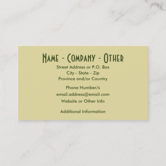 フライ釣りのファンのフライフィッシングリールアート 名刺 (裏面)