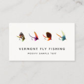 フライ釣りハエ、プロフェッショナル漁師 名刺 (正面)