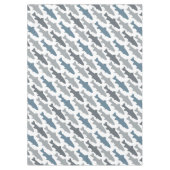 フライ釣りルアーズ模様 テーブルクロス (正面)