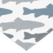 フライ釣りルアーズ模様 テーブルクロス (アングル)