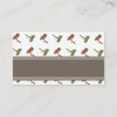 フライ釣りルアーズ模様 名刺 (裏面)