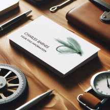 フライ釣り名刺