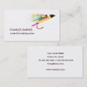 フライ釣り名刺 名刺 (正面/裏面)