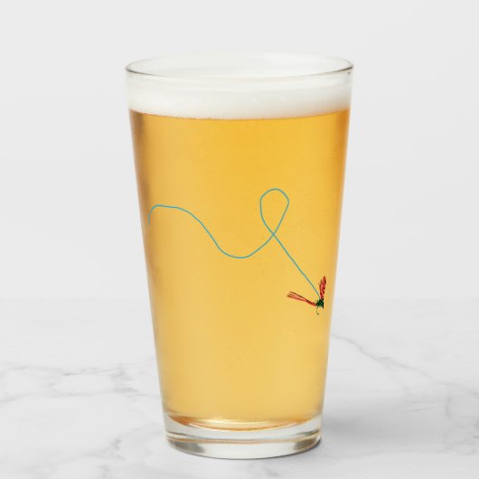 フライ釣り竿及びリールコンボ タンブラーグラス (ドリンク正面)