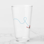 フライ釣り竿及びリールコンボ タンブラーグラス (正面)