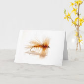 フライ釣り針 カード (黄色い花)