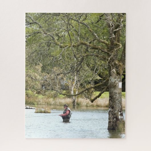 フライ釣り ジグソーパズル (縦)