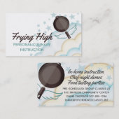 フライ飛んでいるパン料理の料理長 名刺 (正面/裏面)