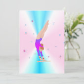 フライ·ガール·ノートカード サンキューカード (スタンド正面)