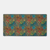 フライ、トンボを茶色で飛ぶ デスクマット (正面)