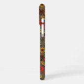 フライ、トンボを茶色で飛ぶ iPhoneケース (左側面)