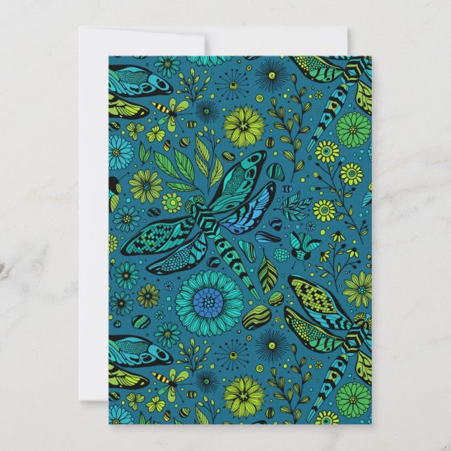 フライ、トンボを青で飛ぶ (正面)