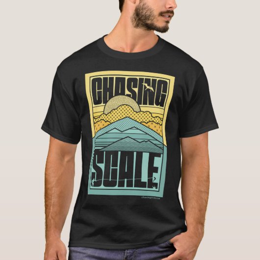 フライ・パターンを追いかけて: スケール Tシャツ (正面)