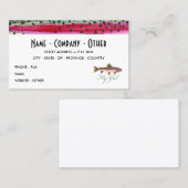 フライ·フィッシング·ウーマンズ 名刺 (正面/裏面)