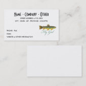 フライ·フィッシング·ウーマン 名刺 (正面/裏面)