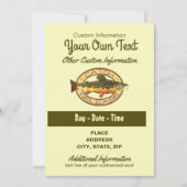 フライ·フィッシング·キャッチ·リリース·パーティー 招待状 (正面)