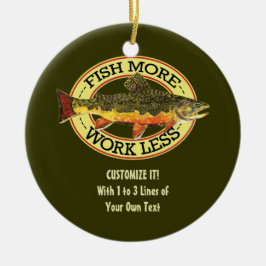 フライ·フィッシング セラミックオーナメント