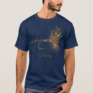 フライ フィッシング ルアー アダムス ヴィンテージ 1079 Tシャツ