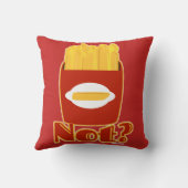 フライNot Cheekyフライフランスのズデザイン クッション (裏面)