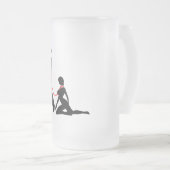 フラウエインデルレーヌボーセメンナー フロストグラスビールジョッキ (正面右)