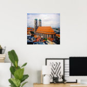 フラウエンキルシュプリント ポスター (ホームオフィス)