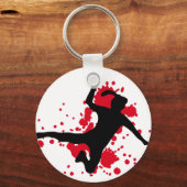 フラウエンハンドボールハンドボール標識 キーホルダー (正面)