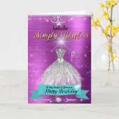 フラウレスダイヤモンド誕生日カード カード (黄色い花)