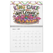 フラウンティフラミンゴバージョン1 カレンダー (3月 2027)