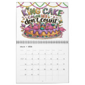 フラウンティフラミンゴバージョン1 カレンダー (3月 2026)