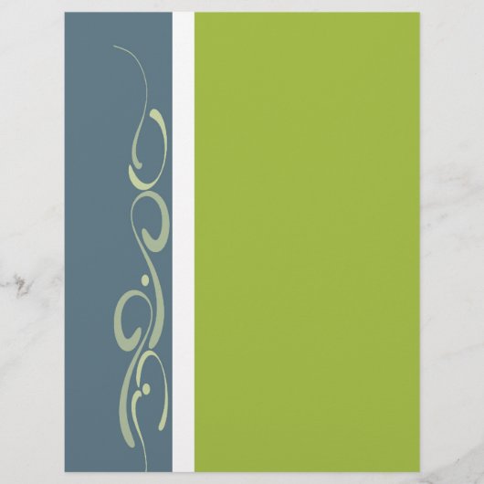 フラエレガント空白のイの背景 チラシ (正面)