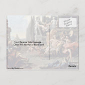 フラオラの勝利 by ジョバンニ・バッティスタ・ティエポロ ポストカード (裏面)