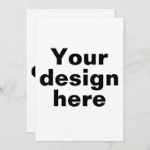 フラカスタマイズット招待状カーカスタムド、招待状 招待状 (正面/裏面)