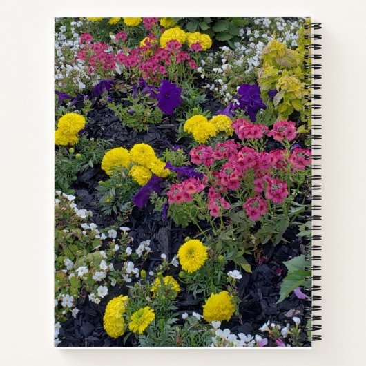 フラカラフルワーズフォトマムズお気に入りのレシピ帳 ノートブック (裏面)