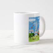 フラカラフルンス ジャンボコーヒーマグカップ (正面右)