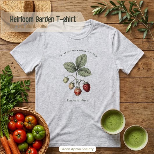 フラガリア・ヴェスカ・イチゴの植物園 トライブレンドＴシャツ
