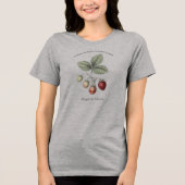 フラガリア・ヴェスカ・イチゴの植物園 トライブレンドＴシャツ (正面)