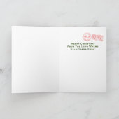 フラガールズレトロクリスマスカード シーズンカード (内部)