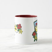 フラガールメルカリキマカハワイアンクリスマス漫画 マグカップ (中央)