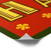 フラガール – ワイキキ，ハワイダイヤモンドヘッドポスター ポスター (角)