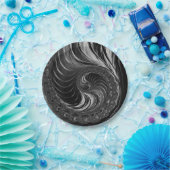 フラクカッコいいトル金属ナウチラス黄金比 ペーパープレート (パーティー)