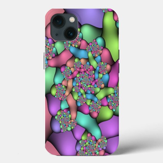 フラクカラフルタル Case-Mate iPhoneケース (裏面)