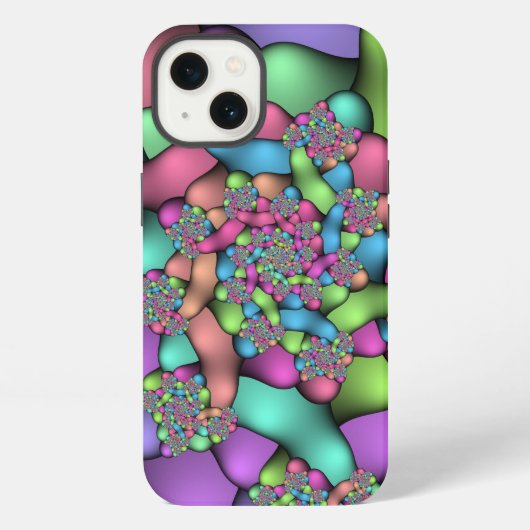 フラクカラフルタル iPhoneケース (裏面)
