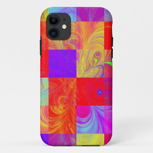 フラクカラフルタルIphoneケース Case-Mate iPhoneケース (裏面)