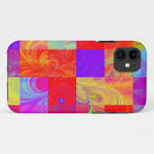 フラクカラフルタルIphoneケース Case-Mate iPhoneケース (裏面(横))