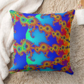 フラクカラフルトル120717 クッション (ブランケット)