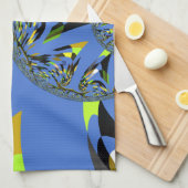 フラククールタルスフィア付きアーチアートデザイン キッチンタオル (四つ折り)