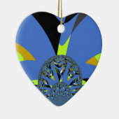 フラククールタルスフィア付きアーチアートデザイン セラミックオーナメント (右)