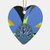 フラククールタルスフィア付きアーチアートデザイン セラミックオーナメント (左)