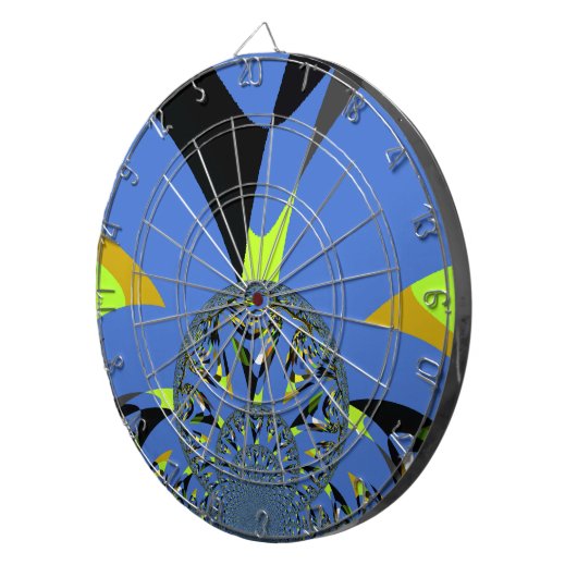 フラククールタルスフィア付きアーチアートデザイン ダーツボード (正面右)