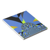 フラククールタルスフィア付きアーチアートデザイン ノートパッド (アングル)